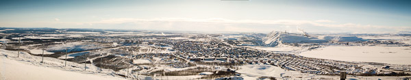 Panorama über Kiruna